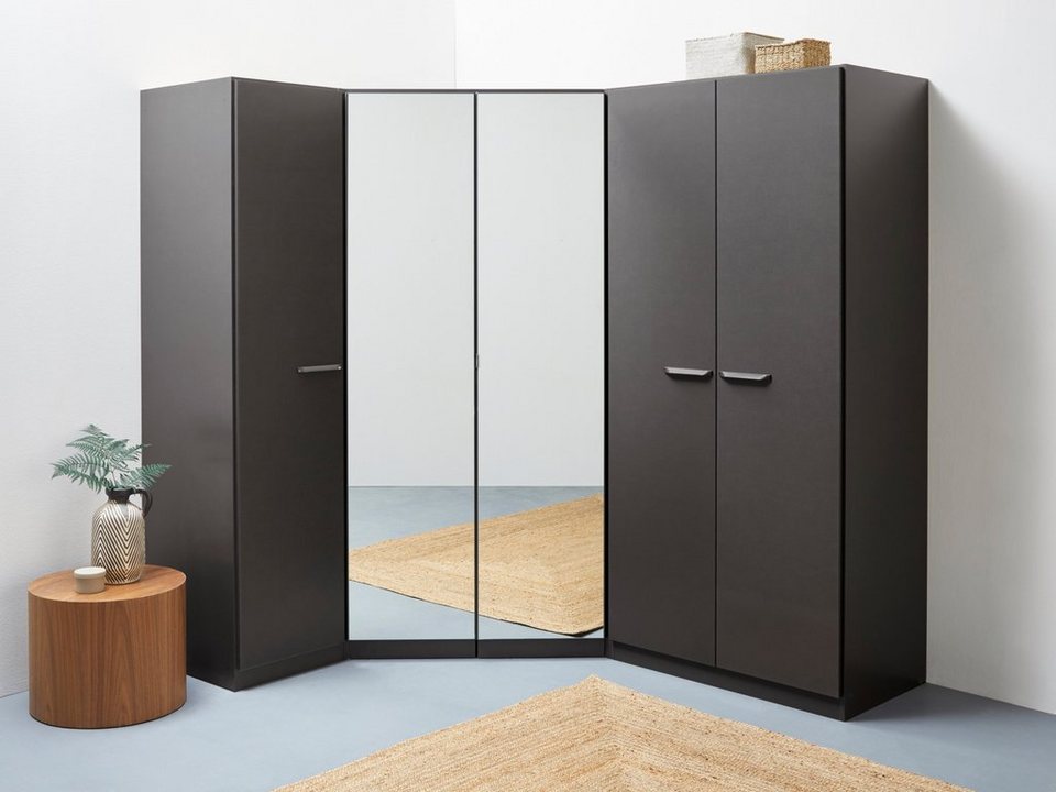 rauch Schrank-Set Vandor, Schrankset inklusive 3 Wäscheboxen und 1  Stoff-Organizer mit 6 Fächern, Überzeugt mit minimalistischem Design und  funktionalem Stauraum