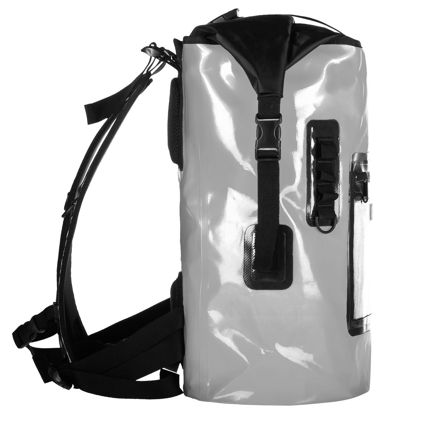 größenregulierbar ergonomisch anndora DryBag wasserfest Freizeitrucksack 68x46x47 Grau Rucksack