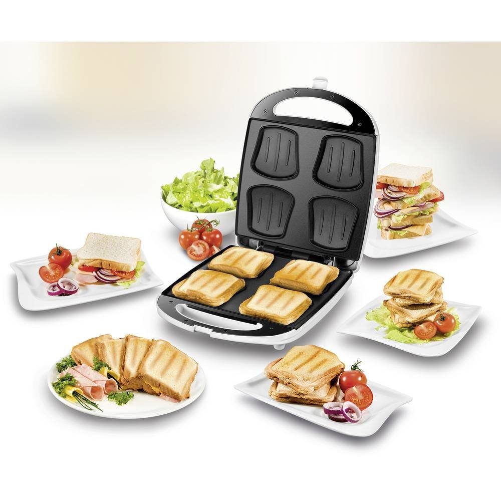 Sandwich-Toaster, klappbar Sandwichmaker Unold