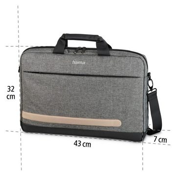 Hama Laptoptasche Laptop Tasche bis 40cm (15,6), grau