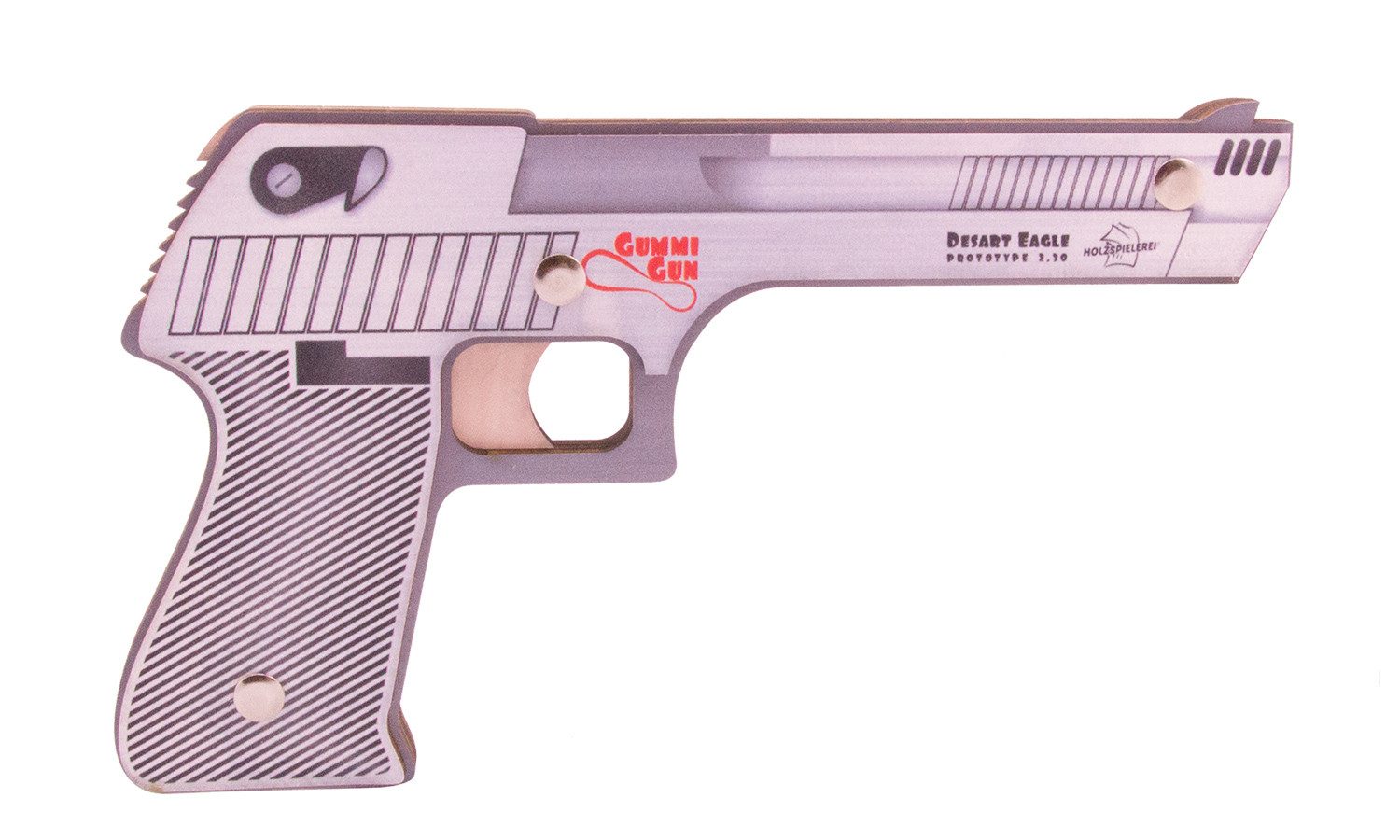 Holzspielerei Spielzeug-Ritterset Gummi Gun "Desart Eagle"