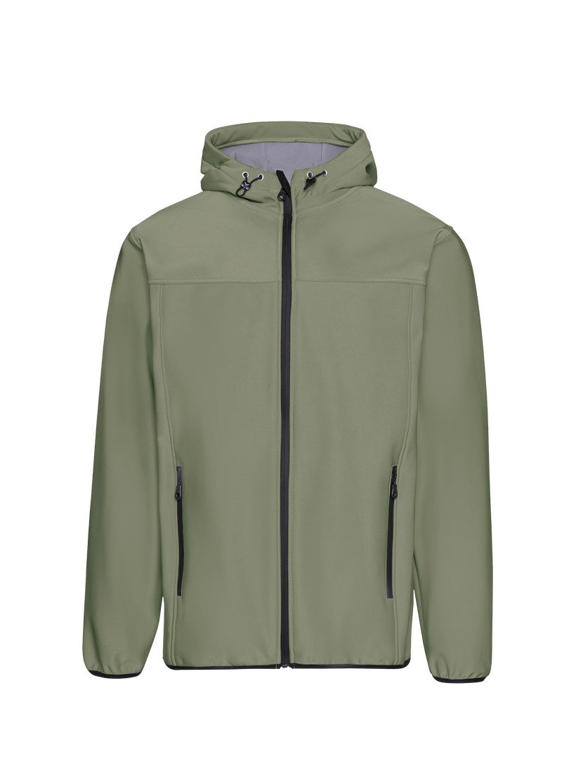 Trigema Softshelljacke TRIGEMA Klassische Softshell–Kapuzenjacke (1-St)