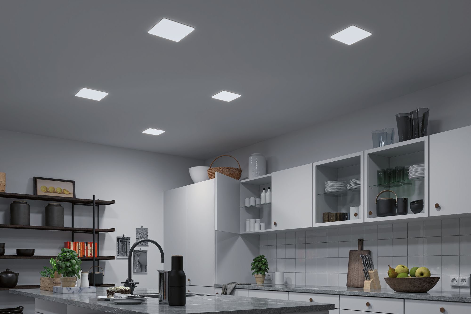 Veluna, Paulmann warmweiß Tunable Einbauleuchte - Smart fest White integriert, LED-Modul, LED kaltweiß, Home, LED