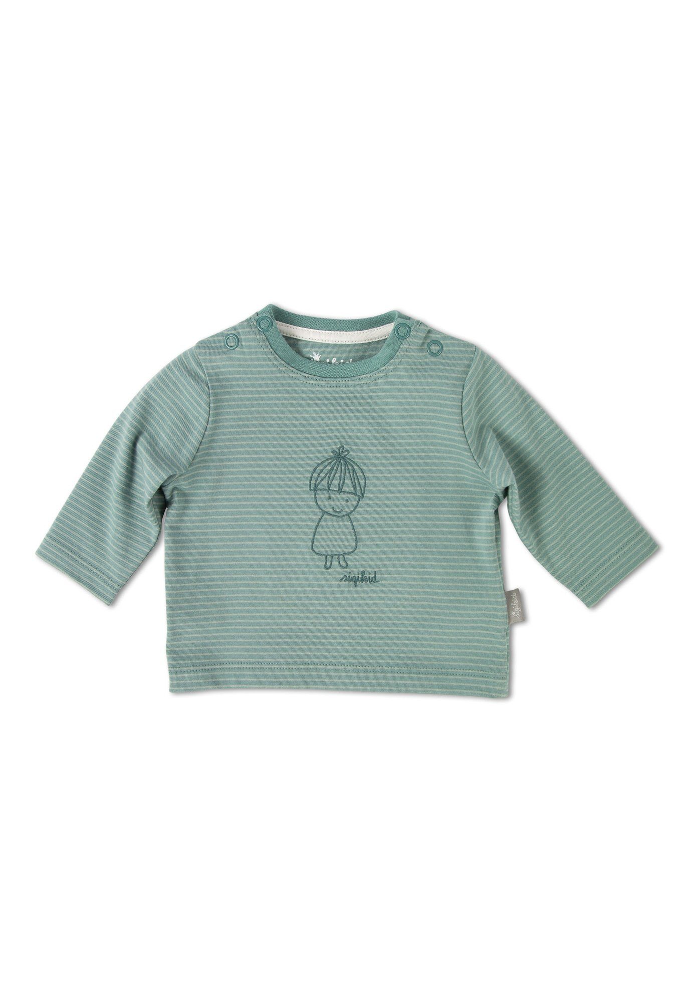 Sigikid Langarmshirt Baby Shirt Langarmshirt (1-tlg) grün