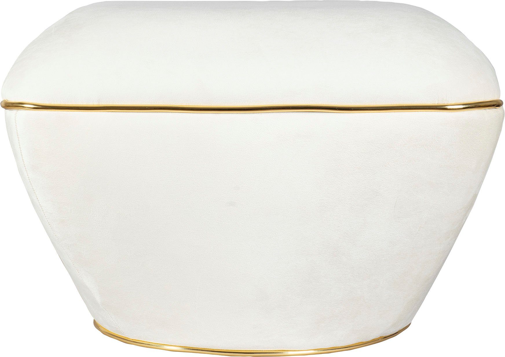 Kayoom Sitzhocker Hocker Contessa 125, vielseitig einsetzbarer Allrounder, elegante Form (1 St), komfortabel, hochqualitativ, pflegeleicht, elegante Form