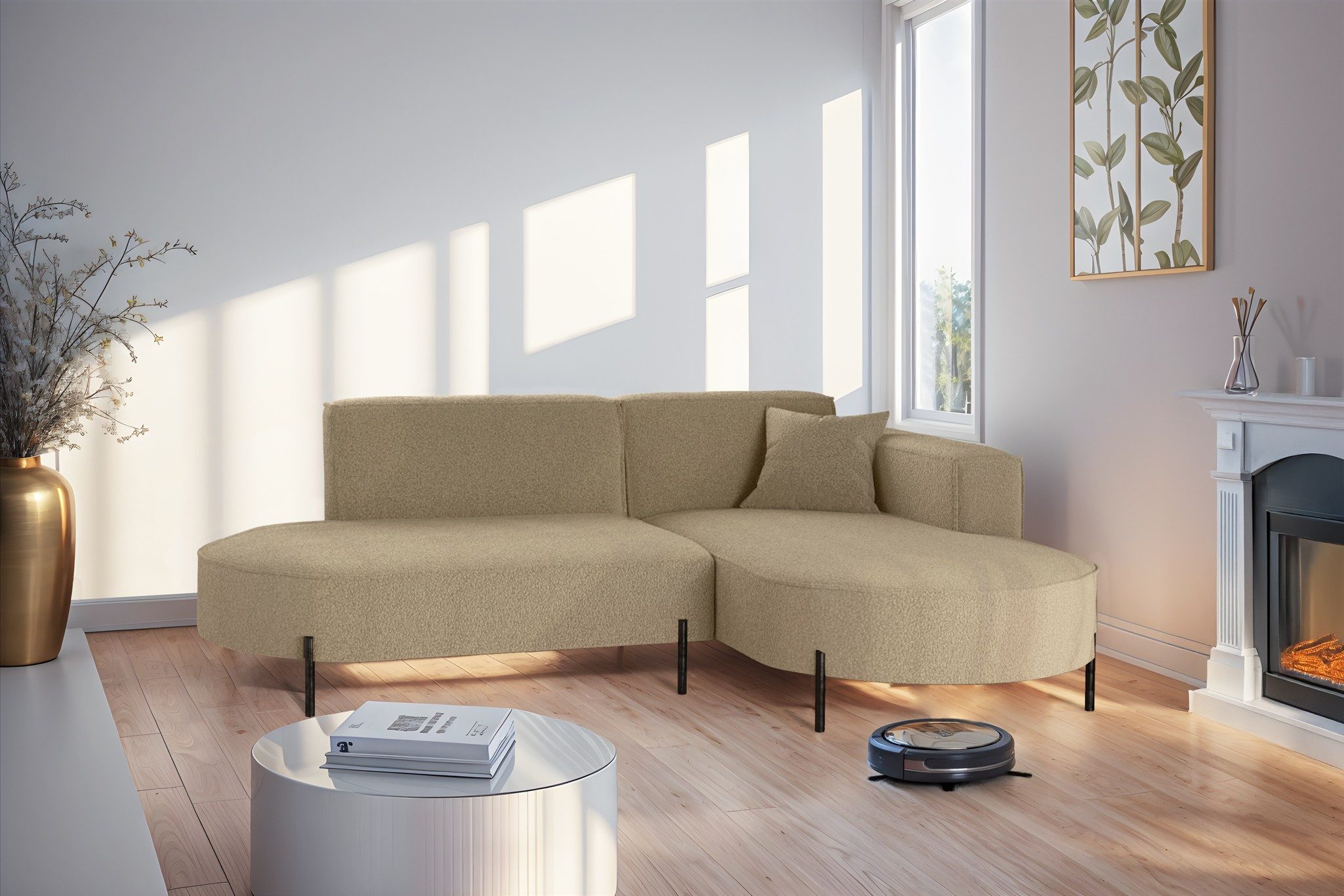 Ecksofa Sofa VALENCIA XS in Stoff Quelle