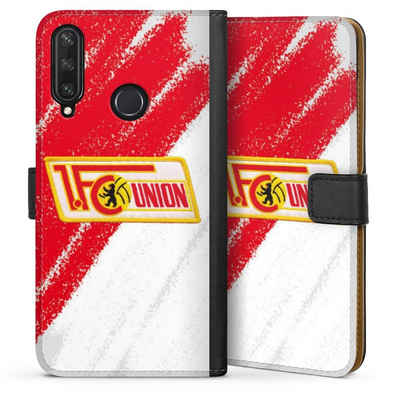 DeinDesign Handyhülle Offizielles Lizenzprodukt 1. FC Union Berlin Logo, Huawei Y6p Hülle Handy Flip Case Wallet Cover Handytasche Leder