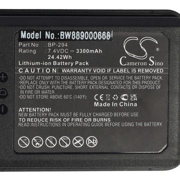 vhbw kompatibel mit Icom IC-F52D, IC-F62D, IC-M85 Akku Li-Ion 3300 mAh (7,4 V)