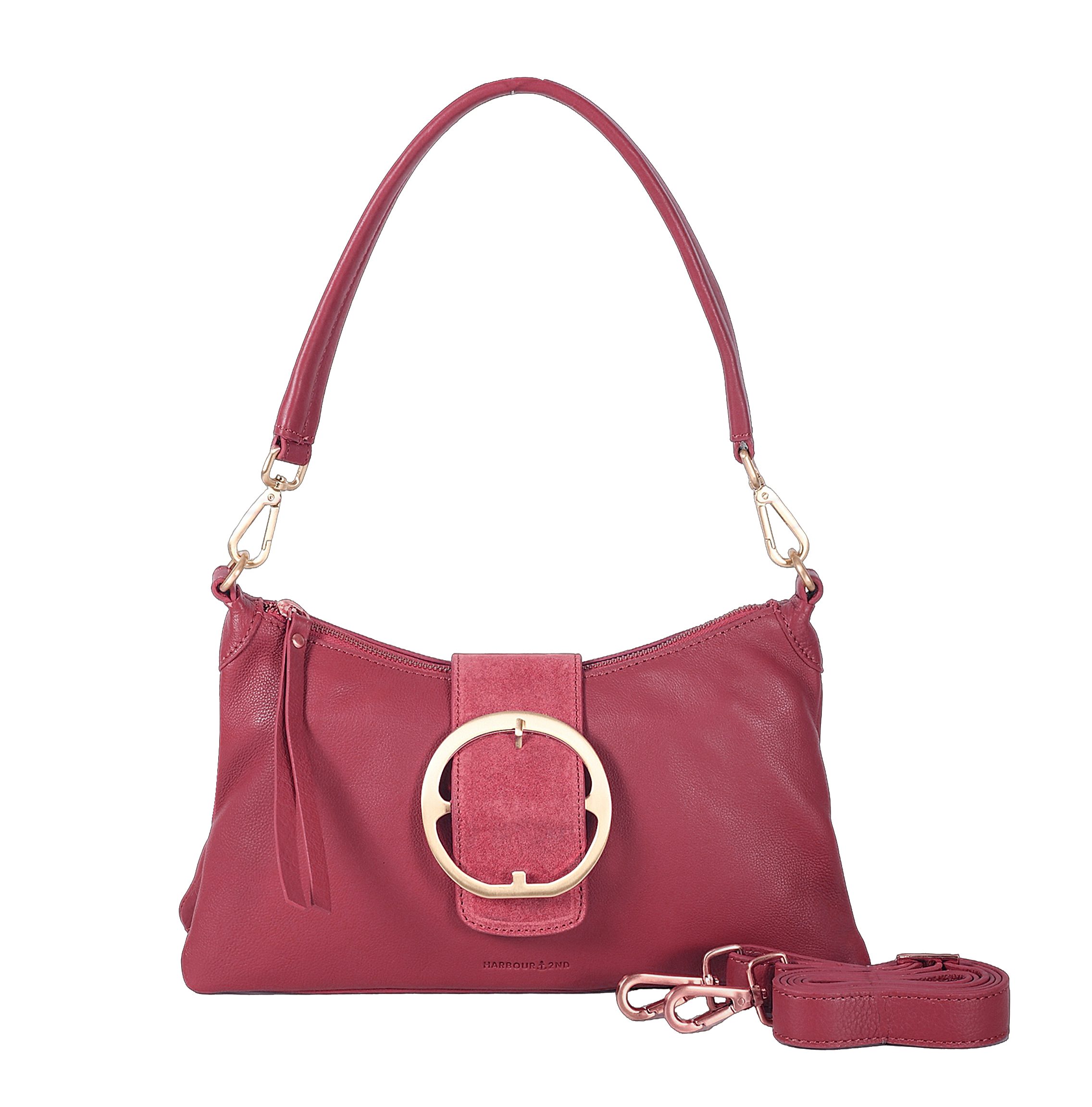 HARBOUR 2nd Schultertasche Ilaria, Handtasche, Abendtasche mit Reißverschlussfach auf der Rückseite