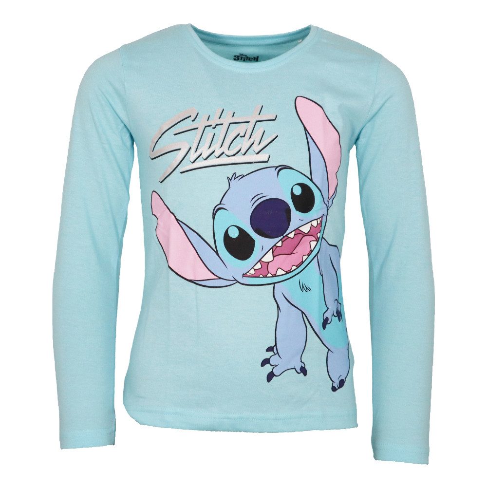 Disney Langarmshirt Disney Lilo und Stitch Kinder Mädchen Langarmshirt Shirt Gr. 98 bis 128