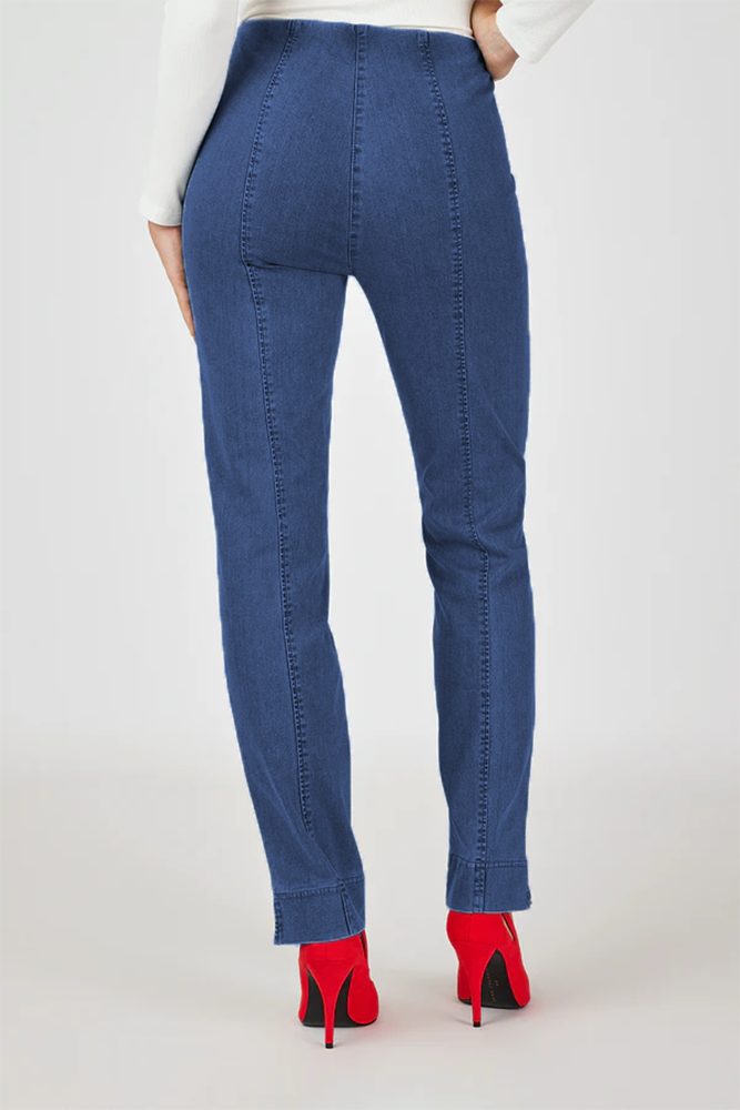 ROBELL Stretch-Hose Marie Jeans (Hose, 1-tlg., 1er Pack) Elastischer Bund