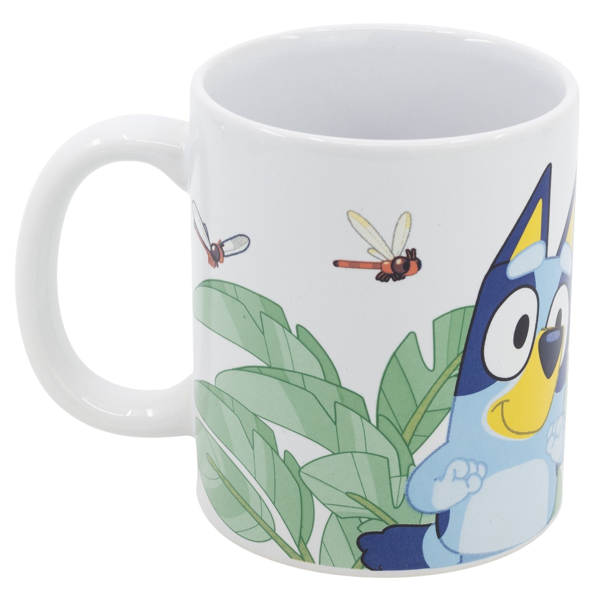 Bluey Tasse Bluey und Bingo Kinder Teetasse Kakaotasse Geschenkidee 325 ml, Keramik