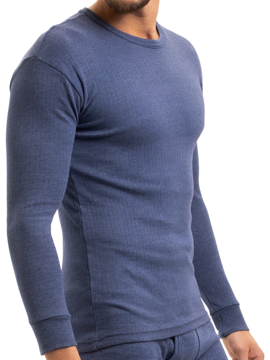 MT Funktionshemd Herren Ski- Thermo Unterhemd Light - Langarm Thermowäsche