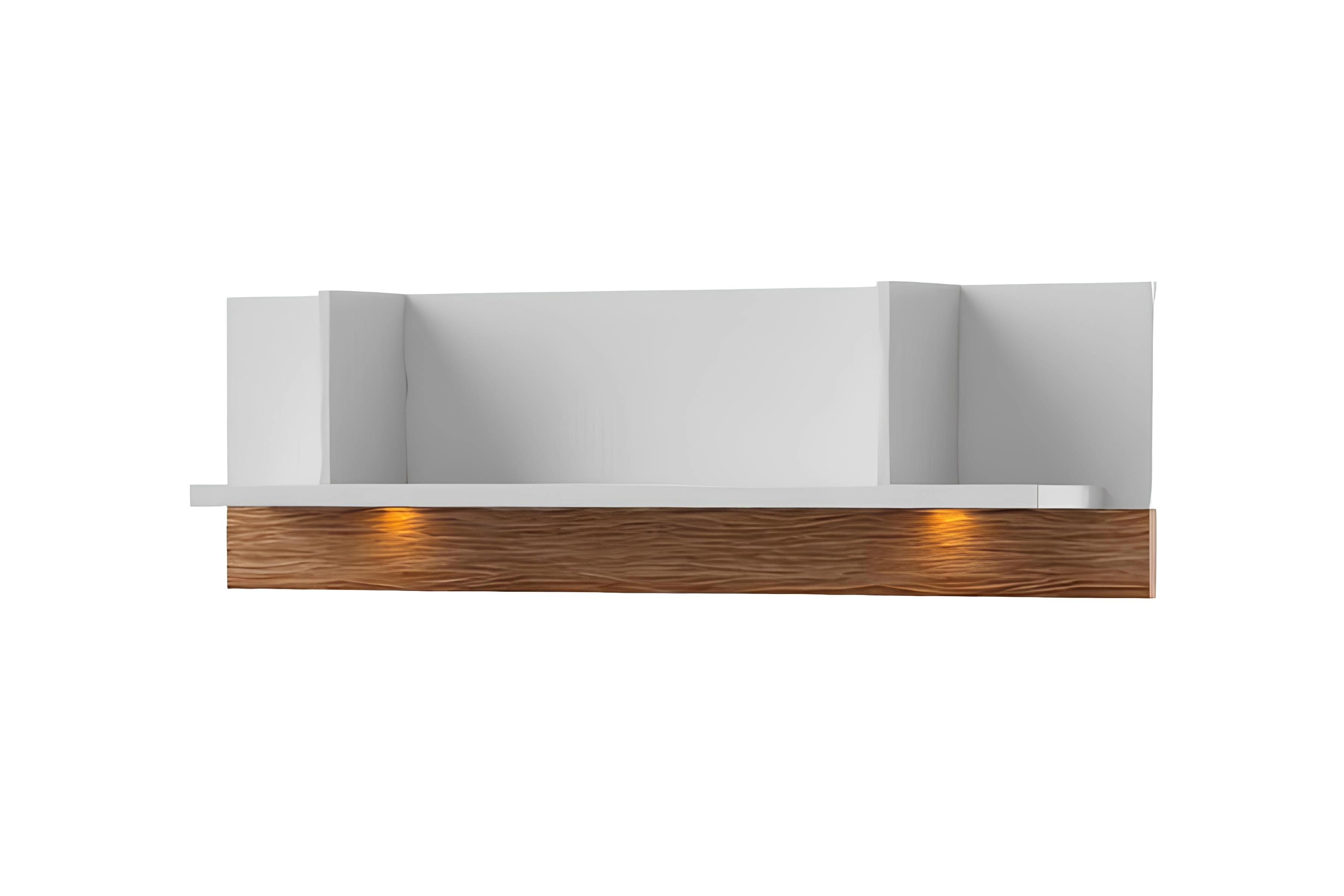Xlmoebel Regal Schwebendes Hängeregal aus hochwertigem Material in schlichter Eleganz, Hergestellt in Europa