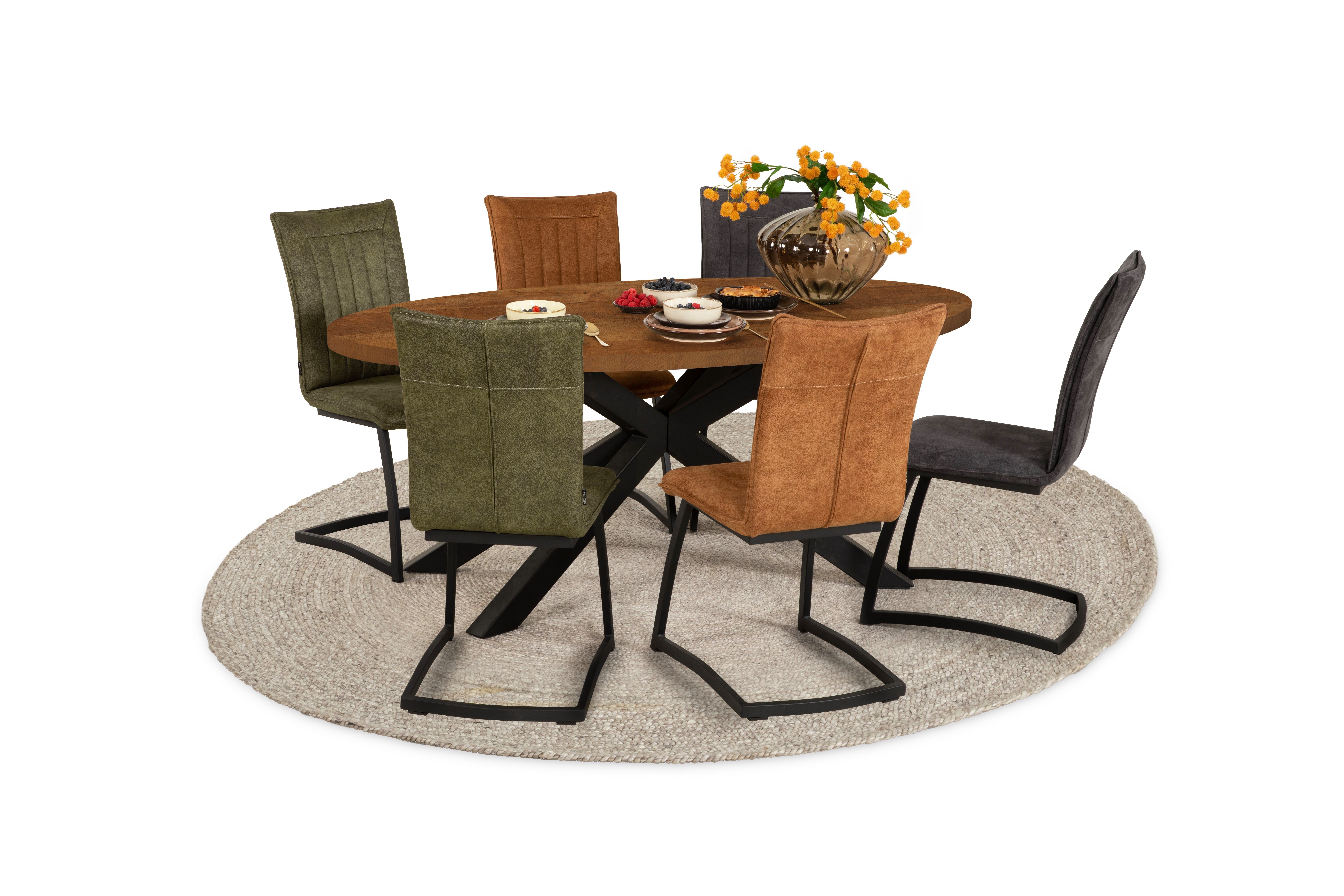 OMG Design Консоль Amara (Set, 2 St), Esszimmerstuhl, Küchenstuhl, pflegeleichter Bezug