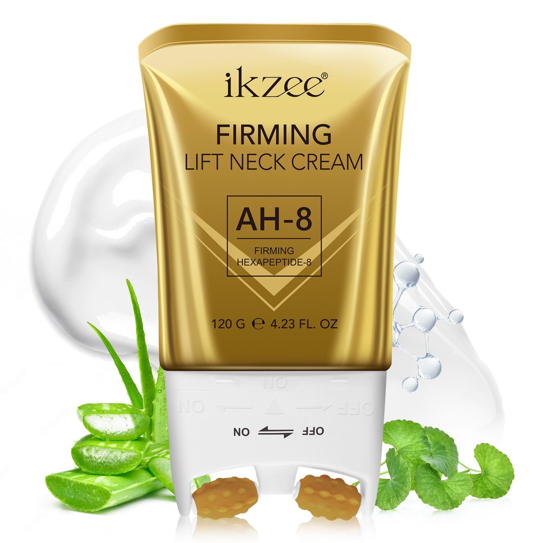 P-Beauty Cosmetic Accessories Tagescreme AH-8 Neck Lift Creme Roller Anti Aging Halscreme mit Hexapeptid-8, 1-tlg., Nackencreme, Tagescreme, Hautpflege, Massage