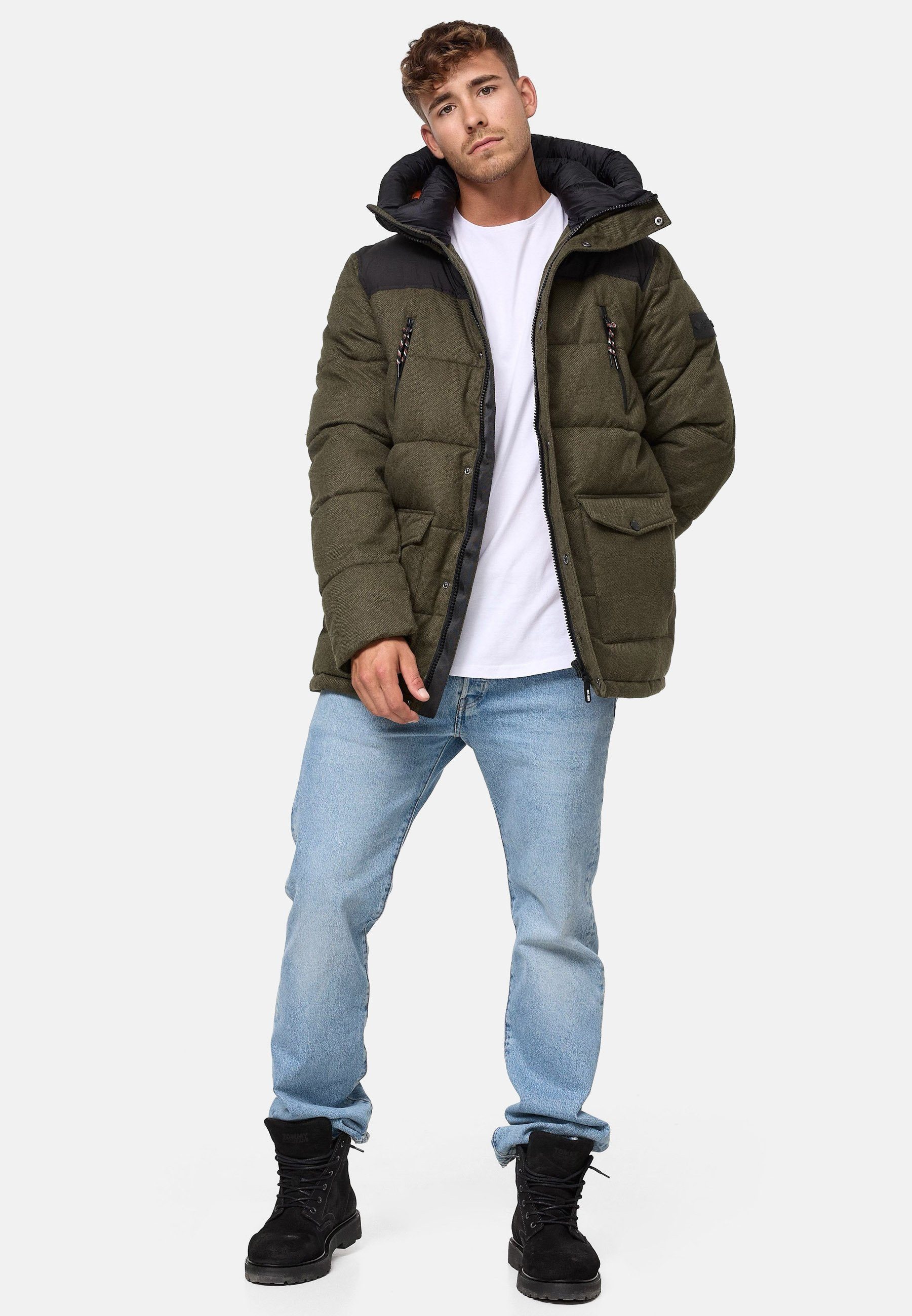 Winterjacke Indicode Krem Army