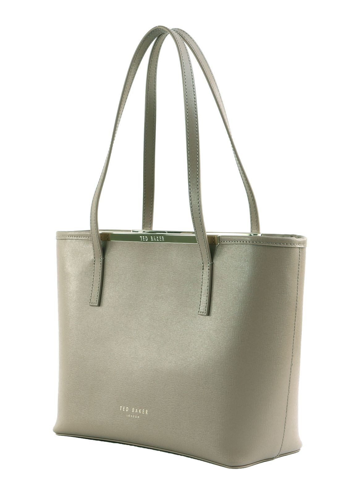 Ted Baker Schultertasche Saffiano Leather Small Shopper Bag (Set, 2-tlg), aus echtem Rindsleder