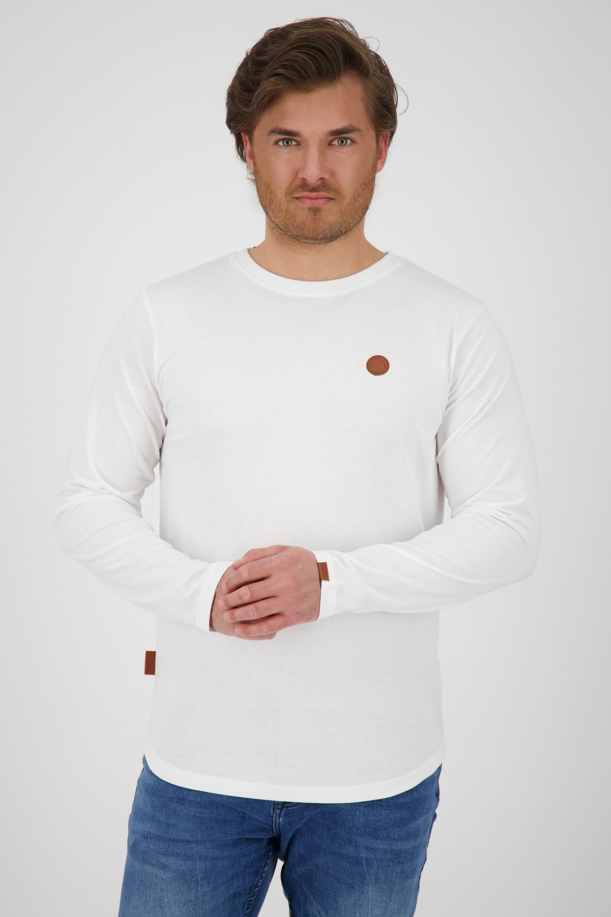 Alife & Kickin Langarmshirt Longsleeve AlexAK white Herren A Langarmshirt