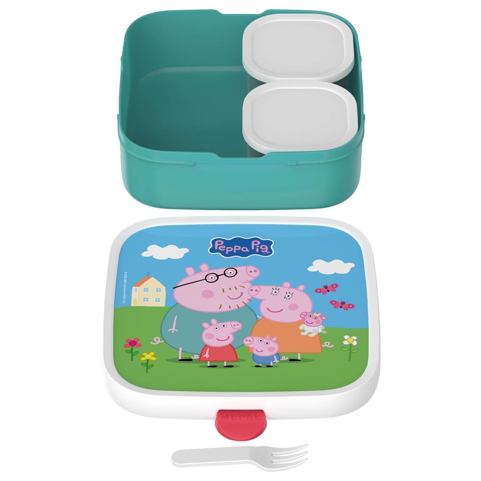 Mepal Lunchbox Campus (2026) Brotdose XL 18,4 x 18,2 x 6,5 cm, Kunststoff, (1-tlg), Spülmaschinenfest