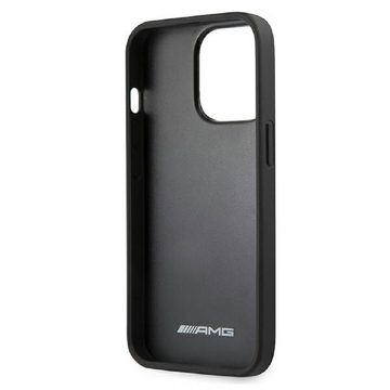Mercedes Handyhülle AMG iPhone 13 Pro Case Hardcase Echtleder schwarz