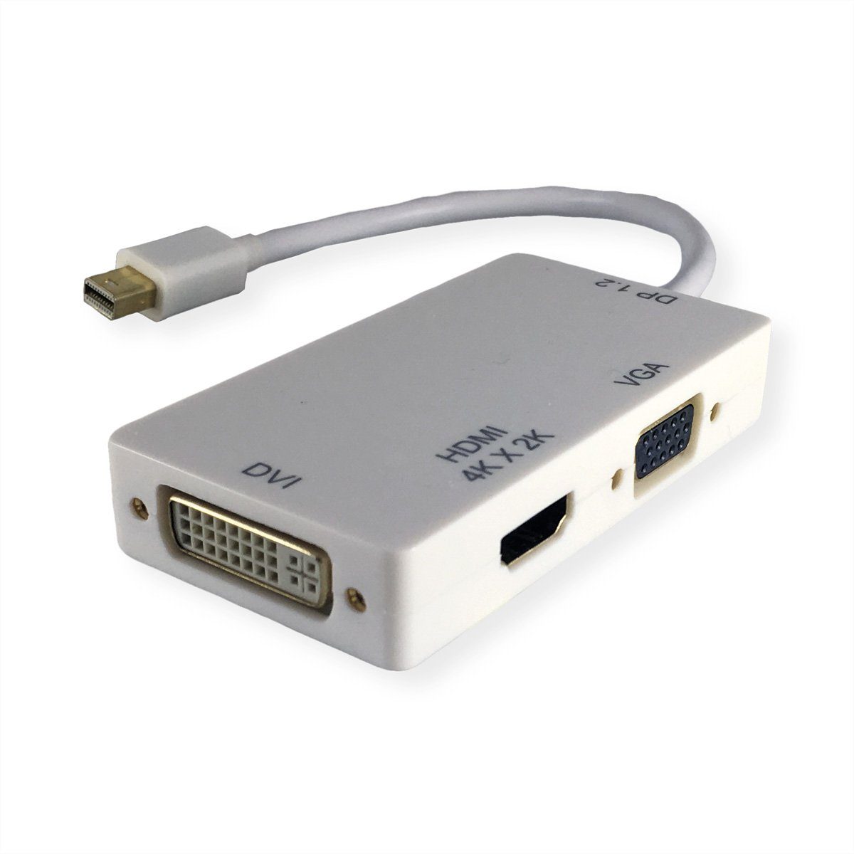 VALUE »Adapterkabel Mini DisplayPort v1.2 - VGA / DVI / HDMI« Audio- &  Video-Adapter Mini DisplayPort Männlich (Stecker) zu HDMI Typ A Weiblich  (Buchse), 10.0 cm, Aktiv online kaufen | OTTO
