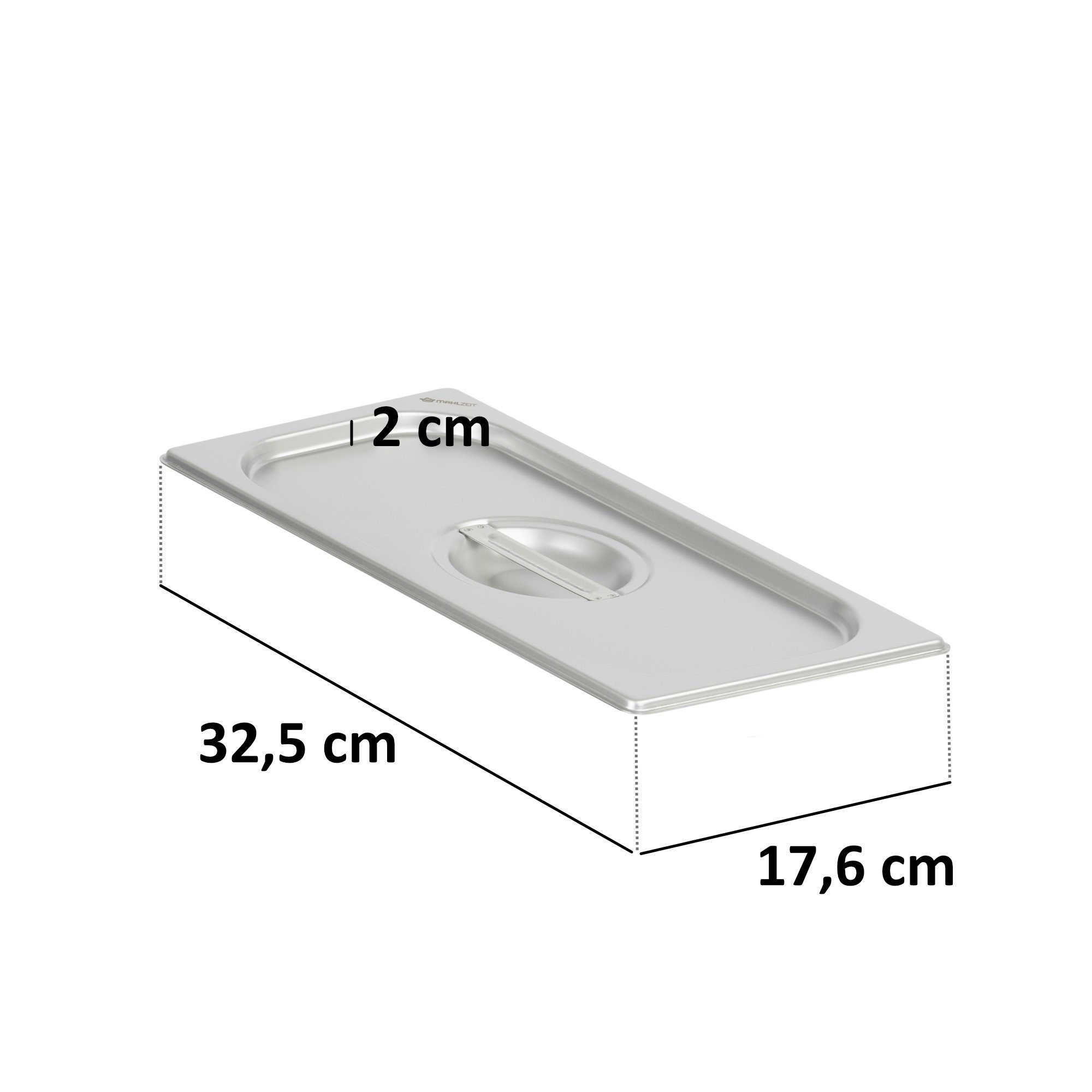 Mahlzeit Thermobehälter GN Deckel(65 1x 2-tlg., Behälter Chafing GN 1/3 Edelstahl mit Wärmebehälter, Behälter Deckel, 65 für Dishes (Set, mm, mit Edelstahl, mm), 1/3 Höhe