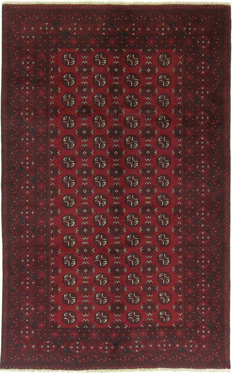 Orientteppich Afghan Akhche 157x249 Handgeknüpfter Orientteppich, Nain Trading, rechteckig, Höhe: 6 mm