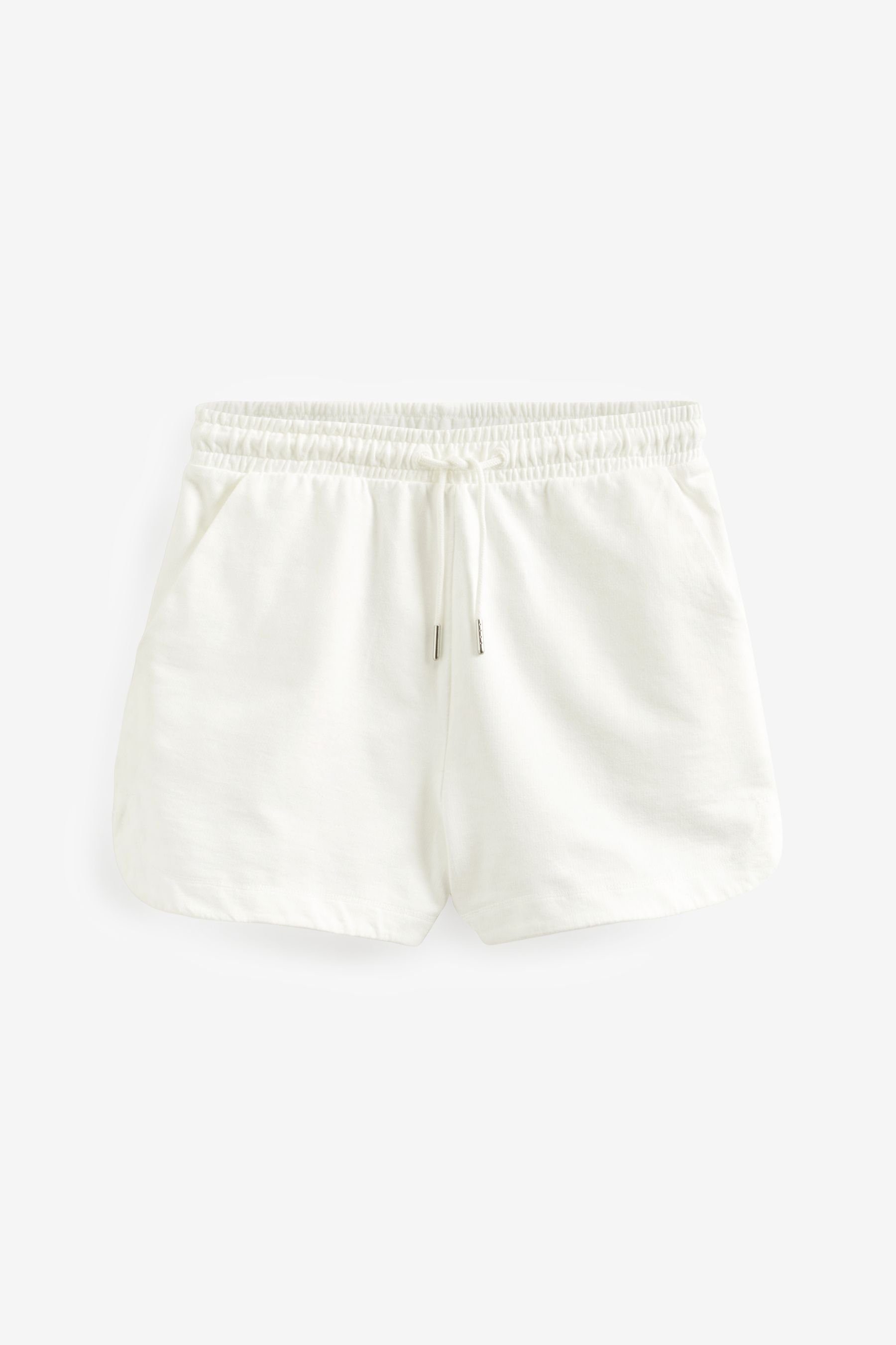 Ecru Sweatshorts Shorts (1-tlg) Next White