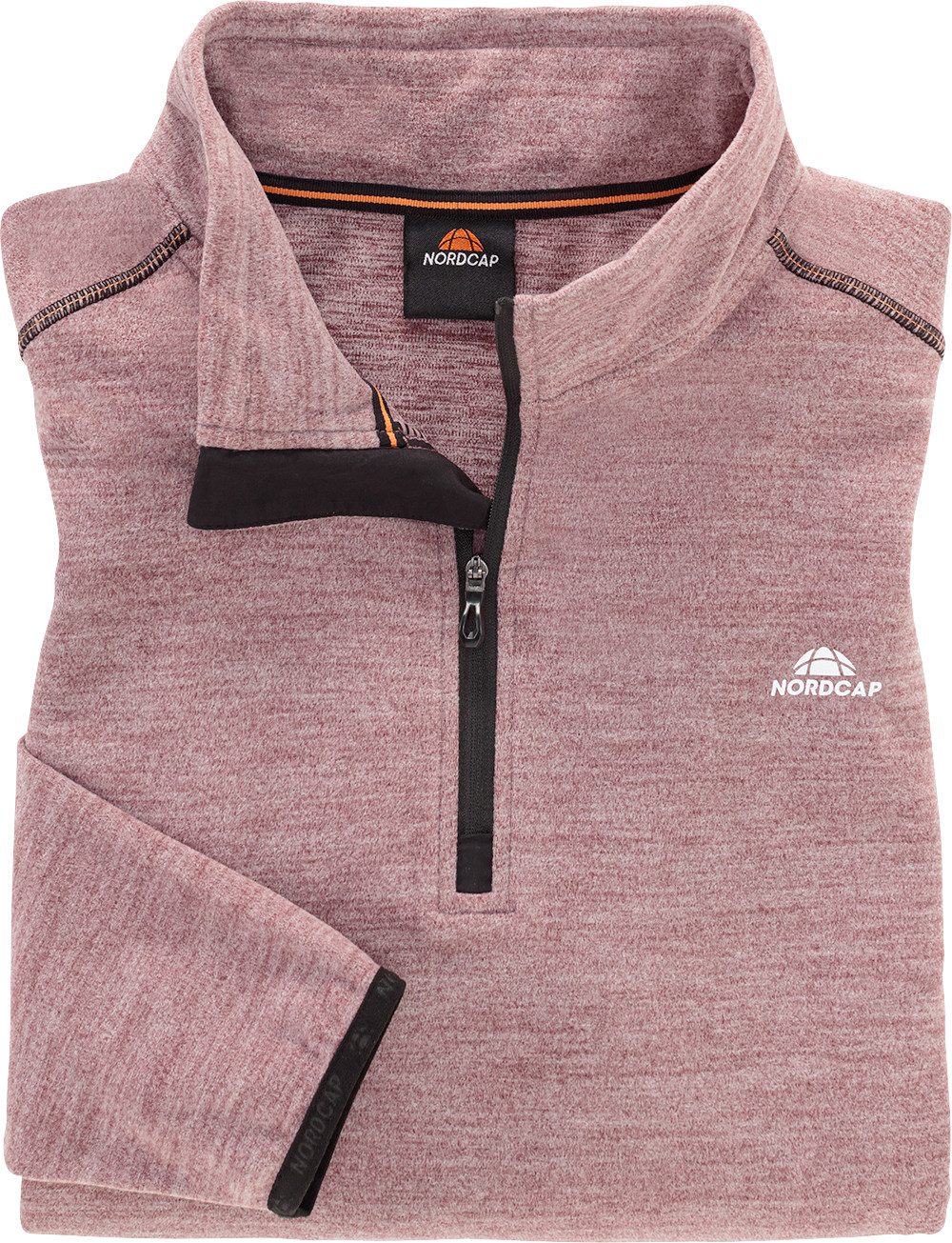 Nordcap Funktionsshirt leicht mit Zipper, flauschig-weich