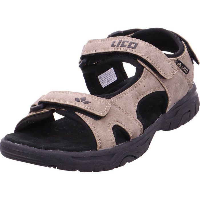 Lico Lico PRAERIE Sandale Sandalette Trekking beige 400062 Slipper