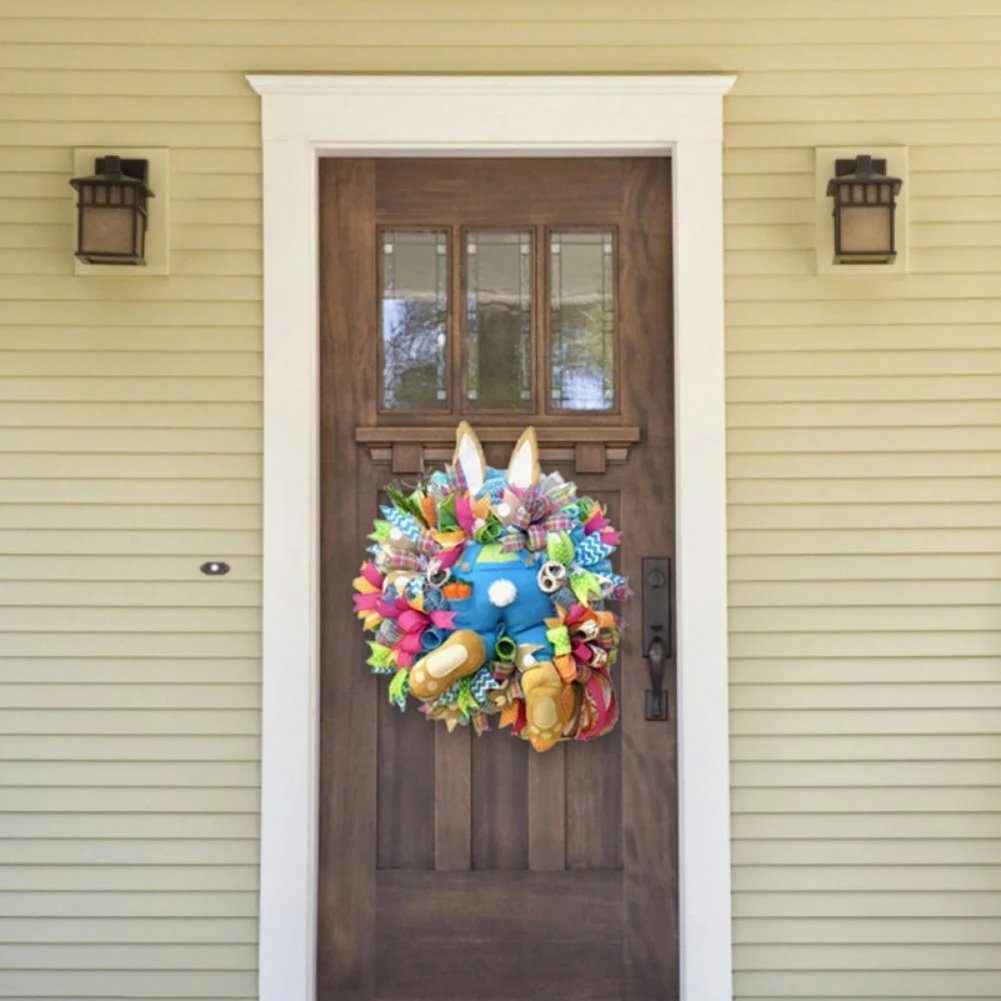 Dekokranz Dekokranz Girlande Dekoration Kranz Blusmart Hängende Ostern Ornament, Haustür Kaninchen