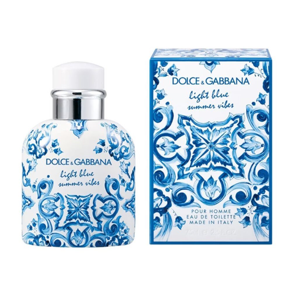 DOLCE & GABBANA Eau de Toilette Dolce And Gabbana Light Blue Pour Homme Summer Vibes EdT 75ml