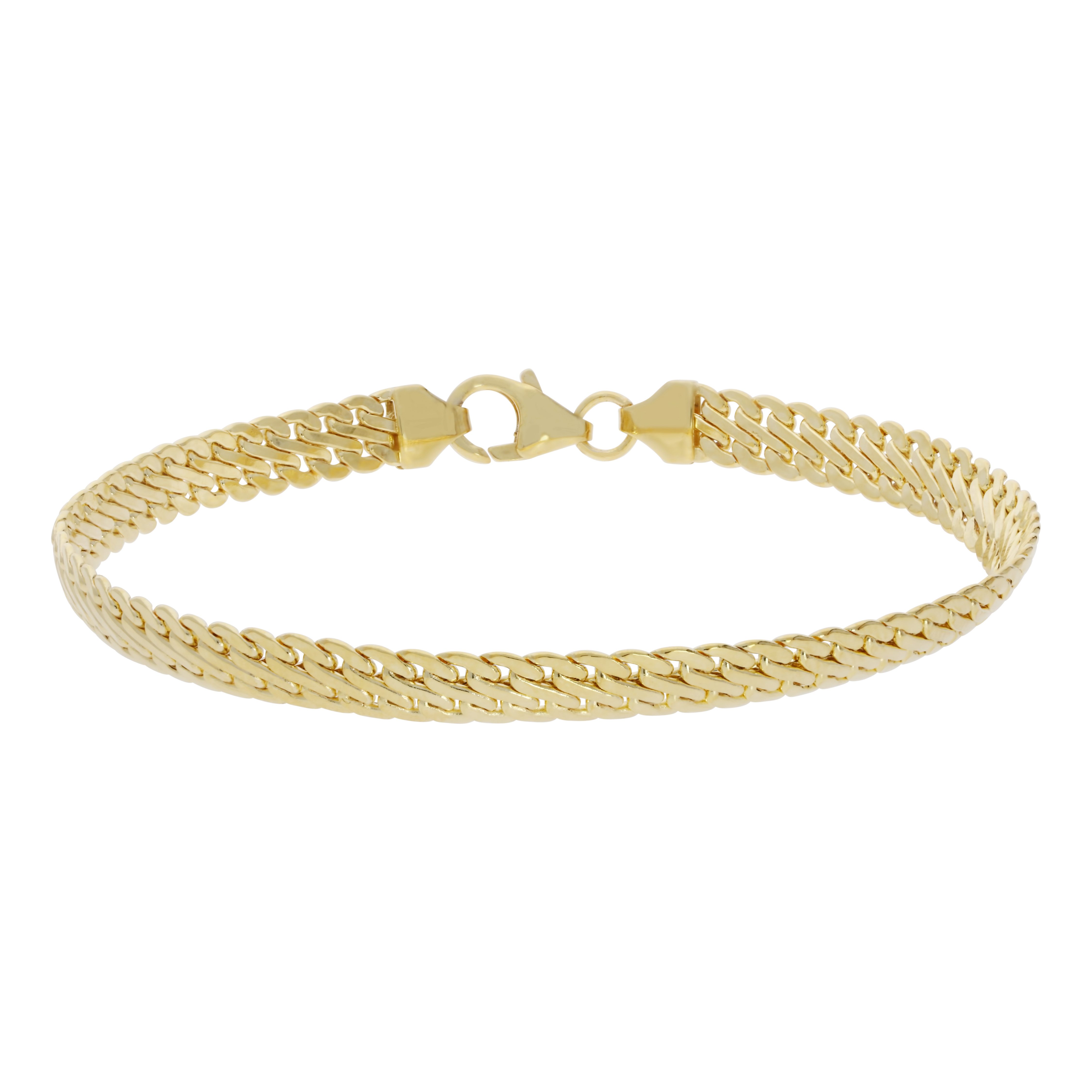 Firetti Armband Schmuck Geschenk Gold 375 Armschmuck Armkette Doppelpanzerkette