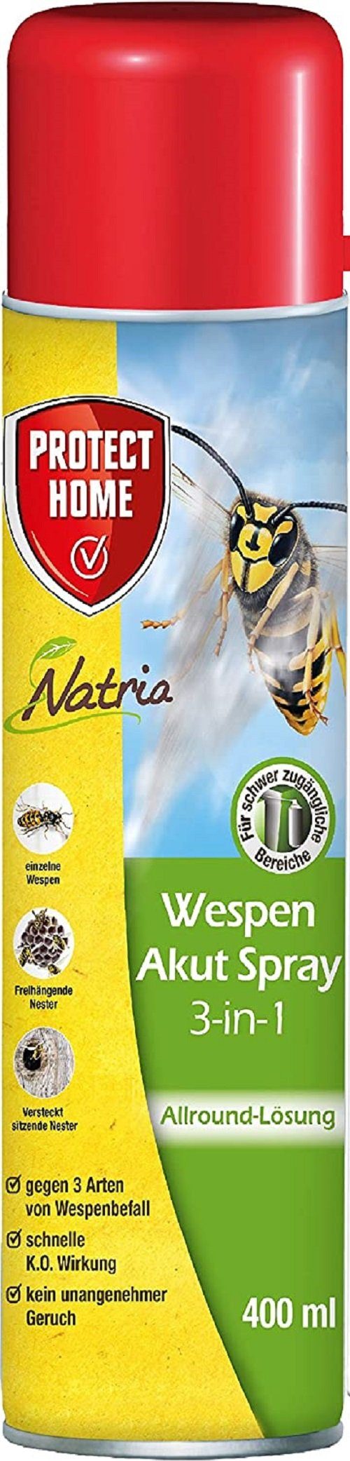 Akut gegen 3 Wespenspray Home Wespen Spray in Protect Natria Home Fachwirkung Protect (3 1) Wes