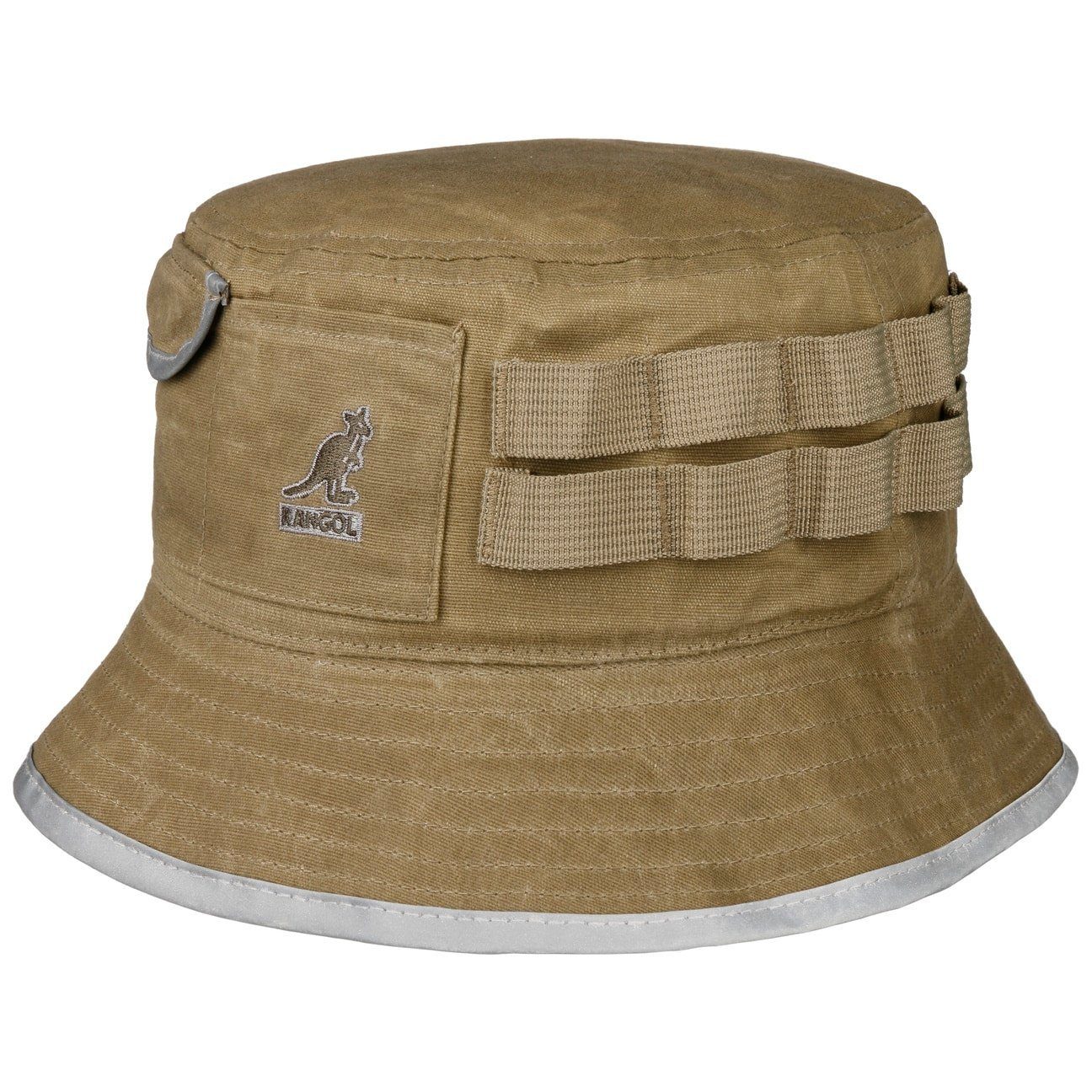 (1-St) Kangol oliv Fischerhut Stoffhut