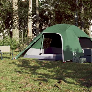 vidaXL Vorzelt Kuppel-Campingzelt 4 Personen Grün Wasserdicht, (1 tlg)