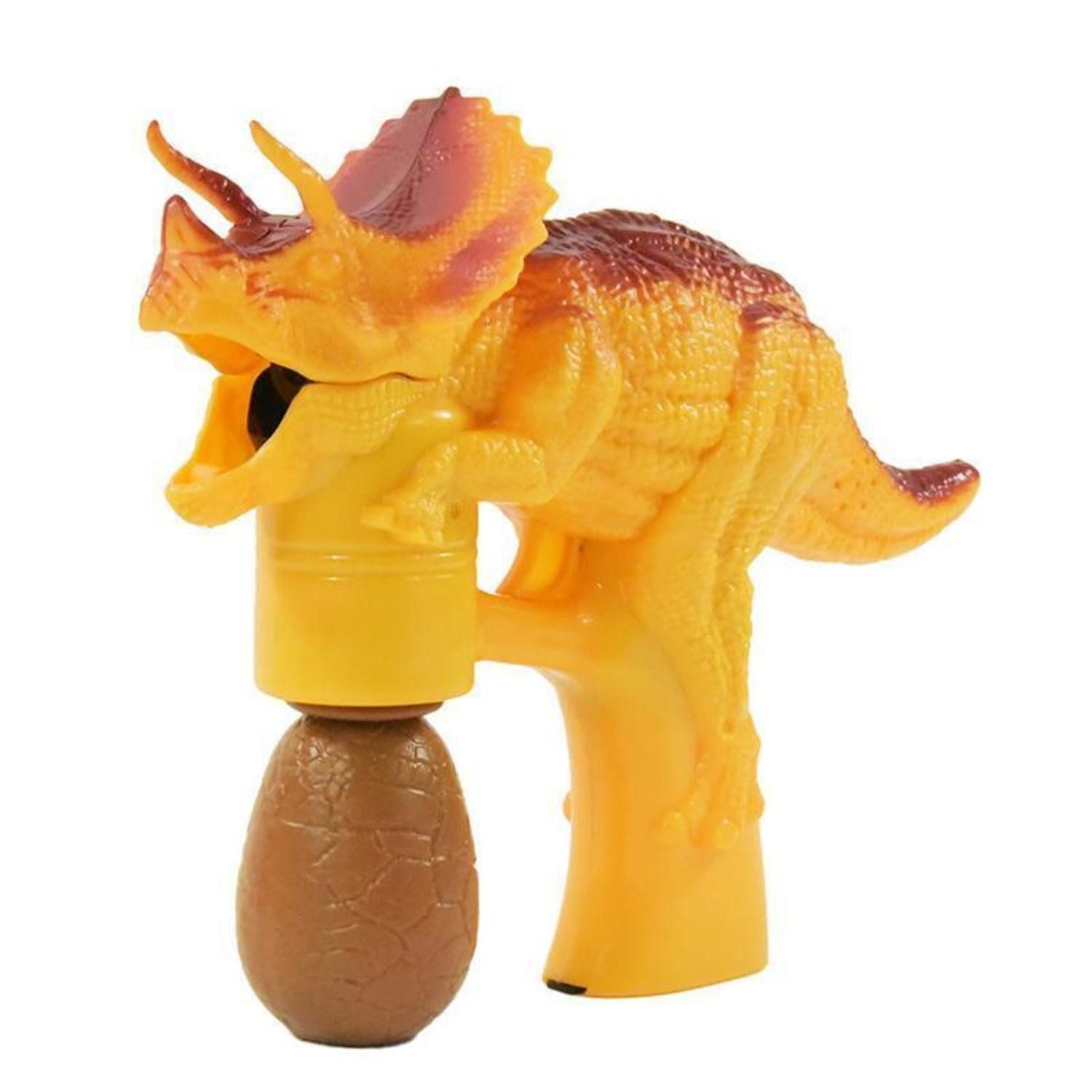 Kögler Seifenblasenpistole Triceratops Seifenblasenpistole mit Licht, Sound und Seifenlauge
