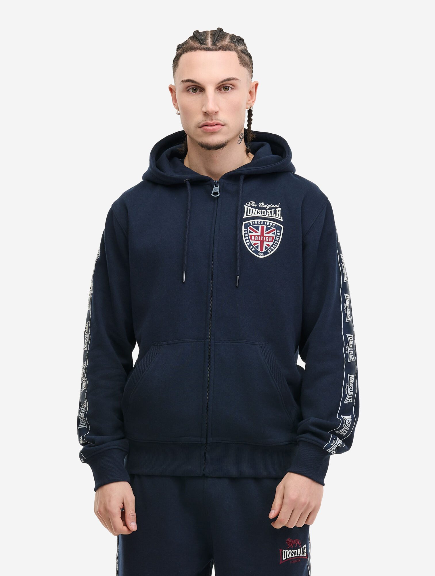 Lonsdale Kapuzensweatjacke MATFEN (1-tlg)
