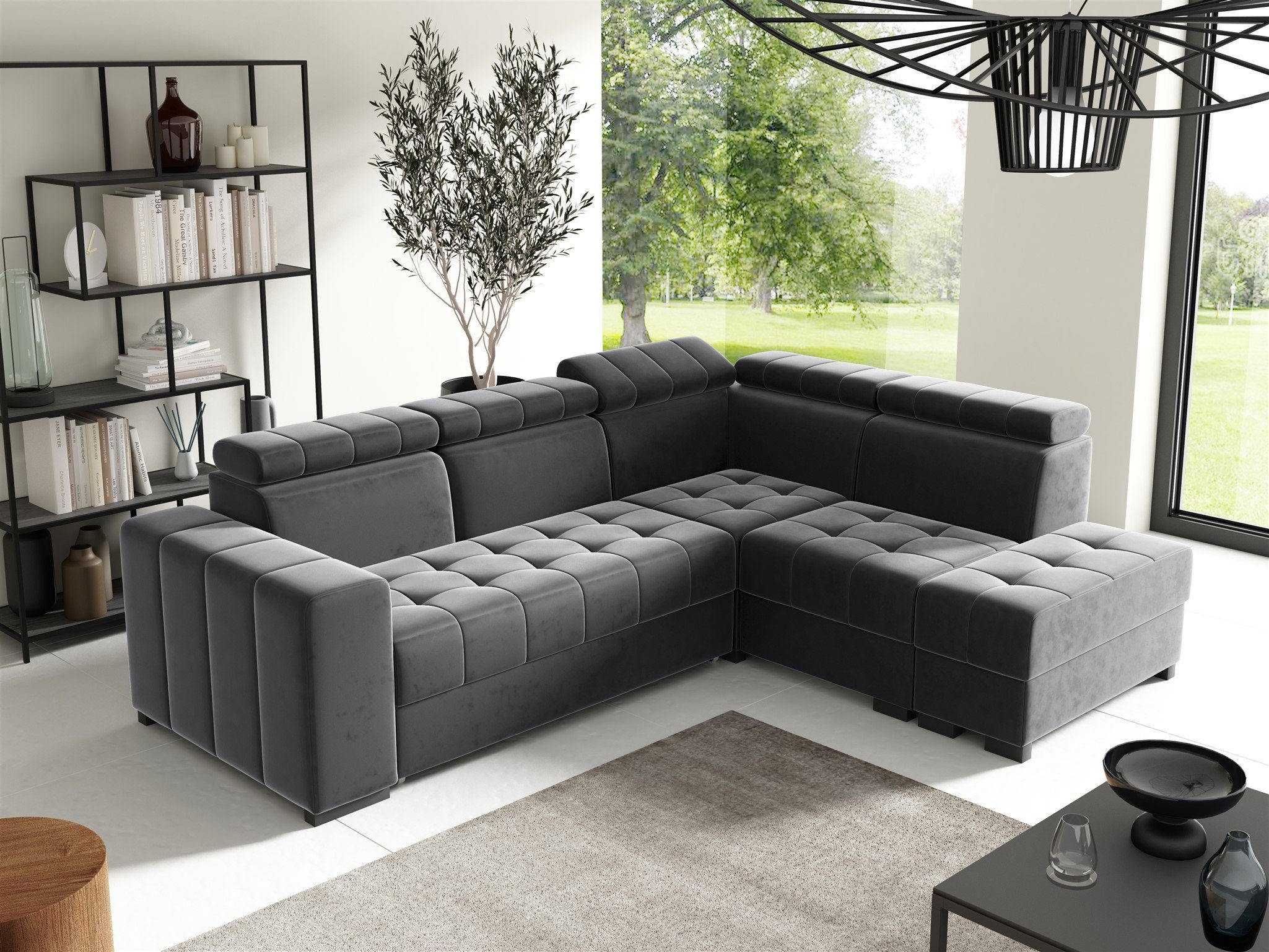 Fun Möbel Ecksofa Schlafsofa Sofa CESENA günstig online kaufen