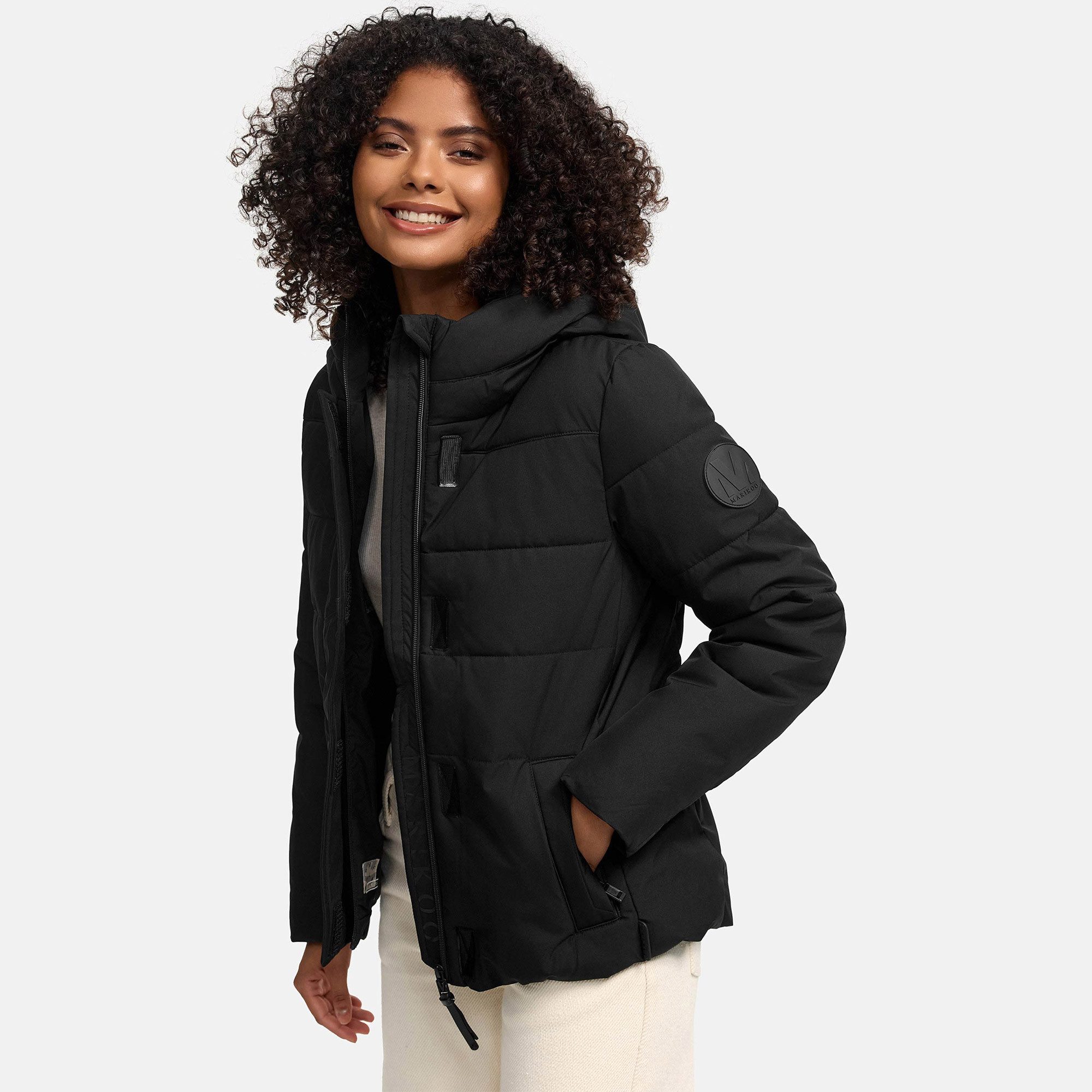 Marikoo Outdoorjacke Elira mit warmem Teddyfell – Bild 3 von 5