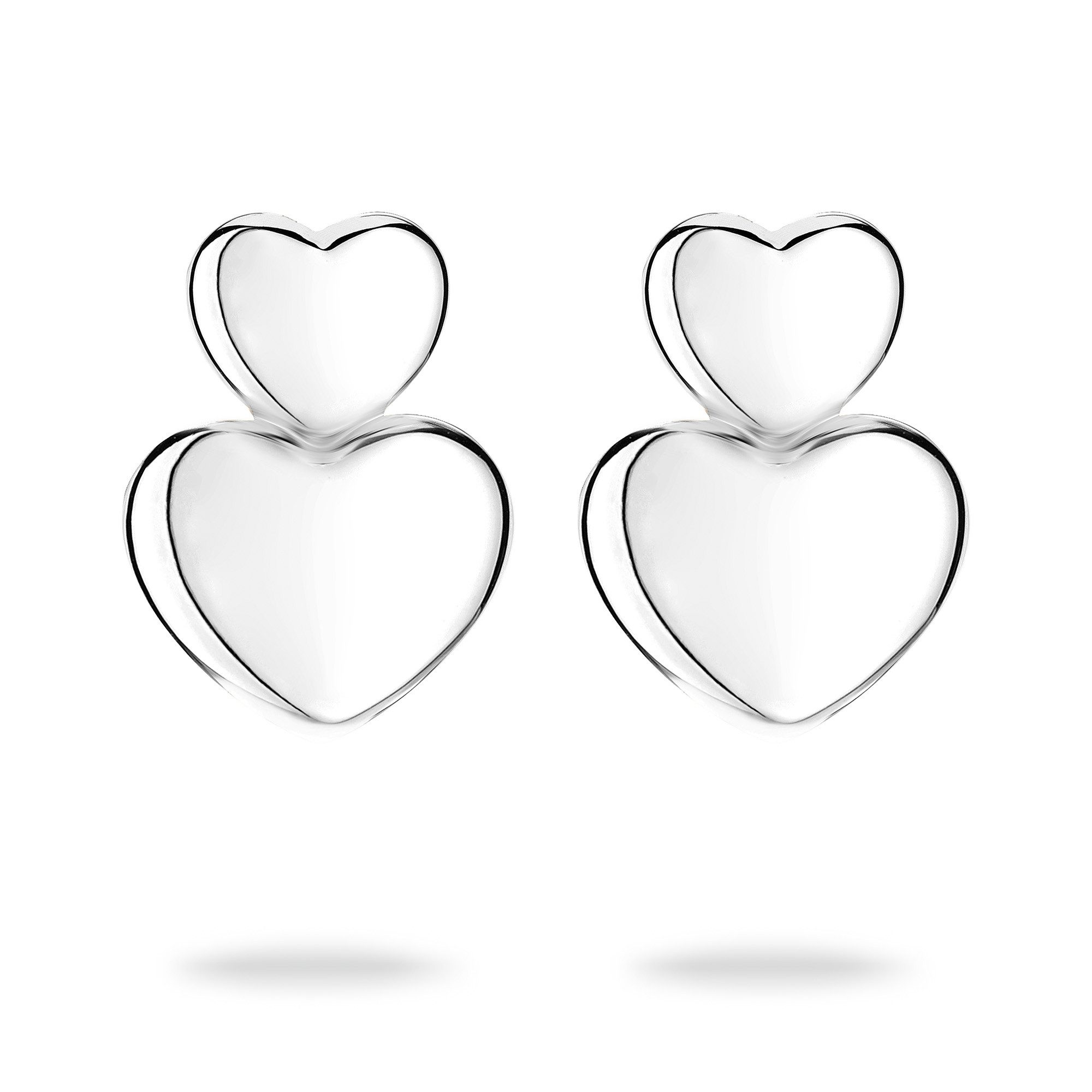 Tamaris Paar Ohrstecker Schmuck Geschenk Edelstahl Ohrringe Bold Hearts Herz
