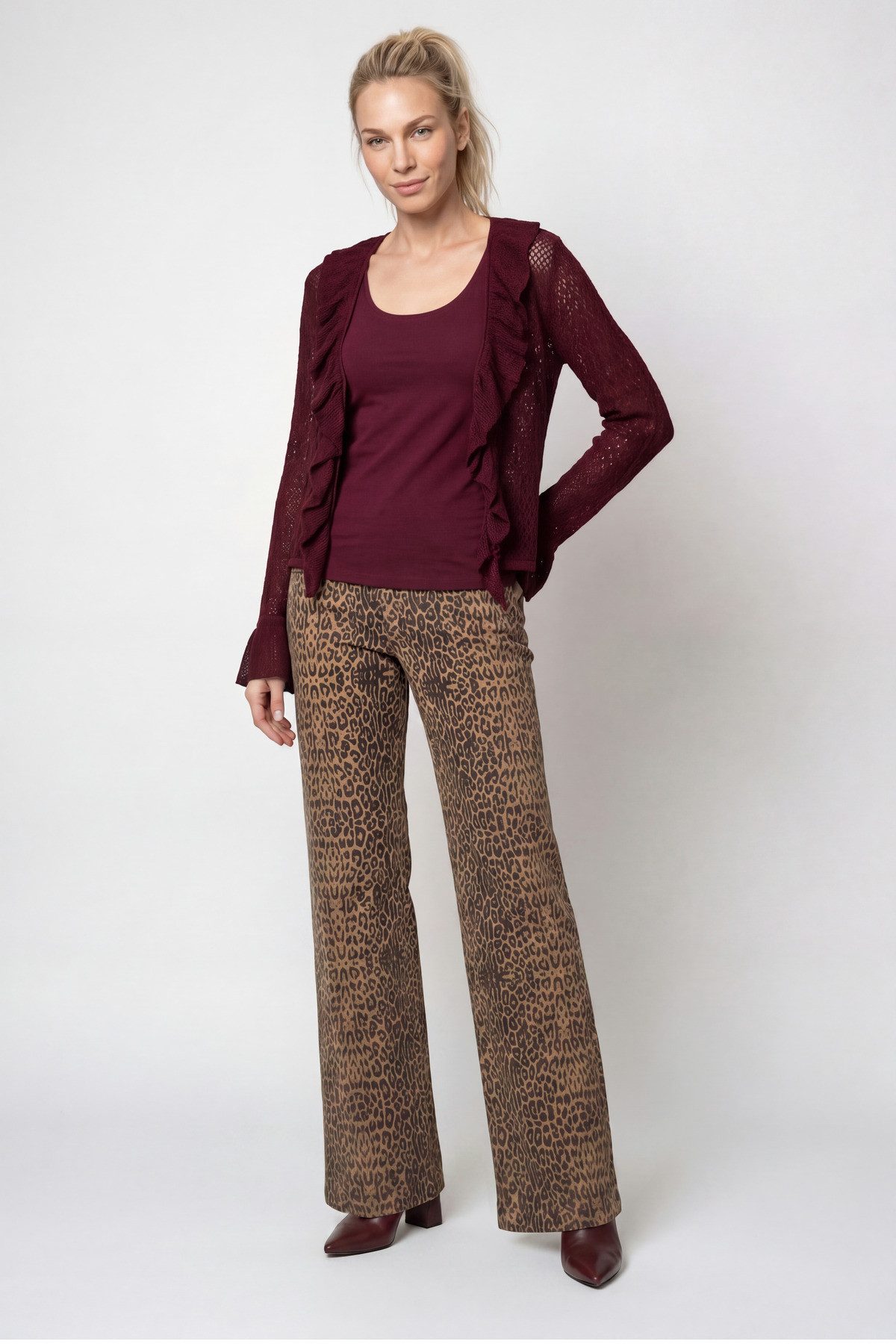 Monari Cardigan Jacke Volants Regular fit mit Volants – Bild 5 von 5