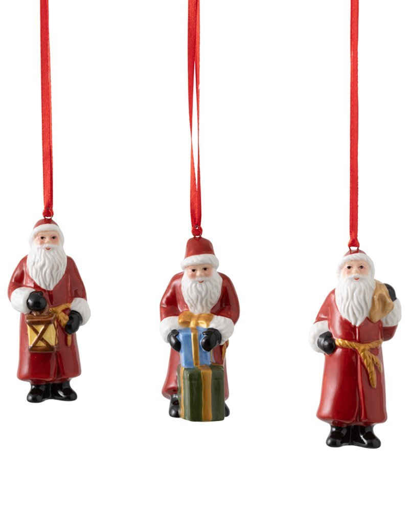 Villeroy & Boch Christbaumschmuck »Nostalgic Ornaments Santa Claus« (3-tlg)