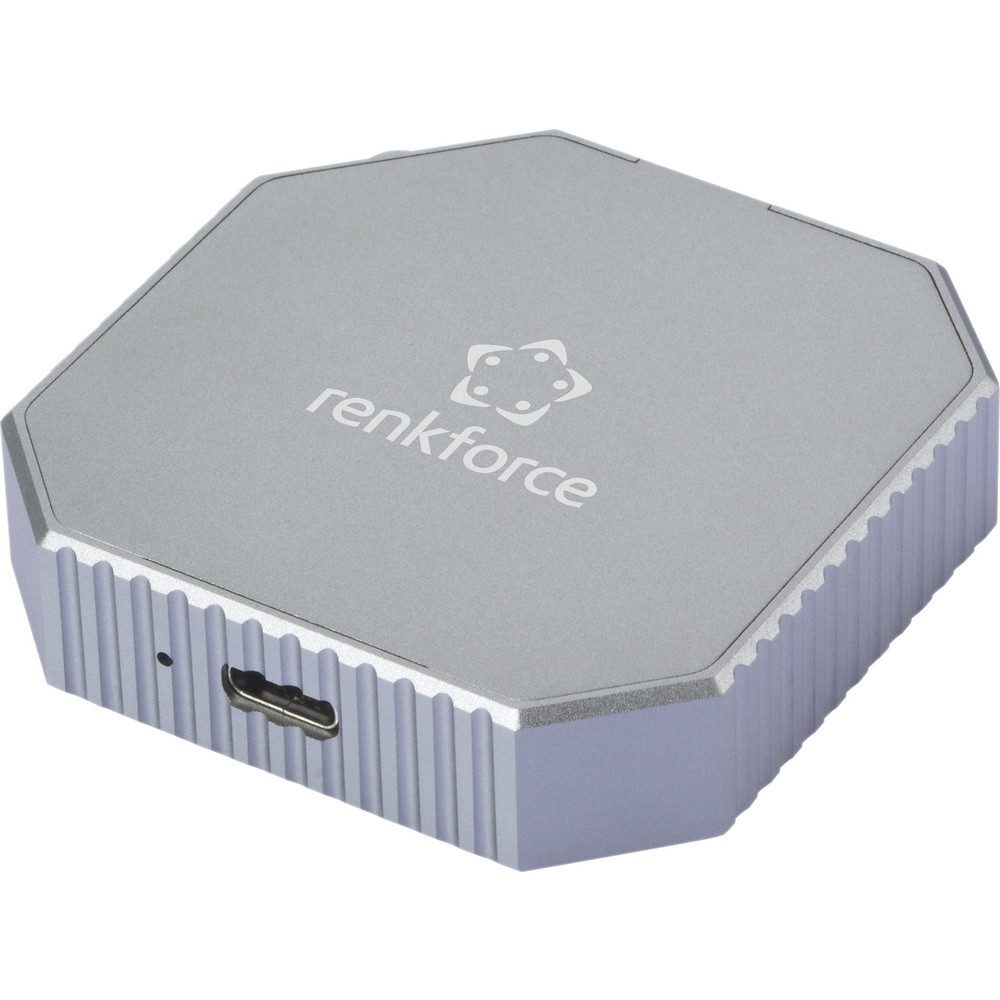 Festplatten-Gehäuse Renkforce RF-M2E-200 M.2-Festplatten-Gehäuse USB-C®, M.2 SATA, M.2 PCI