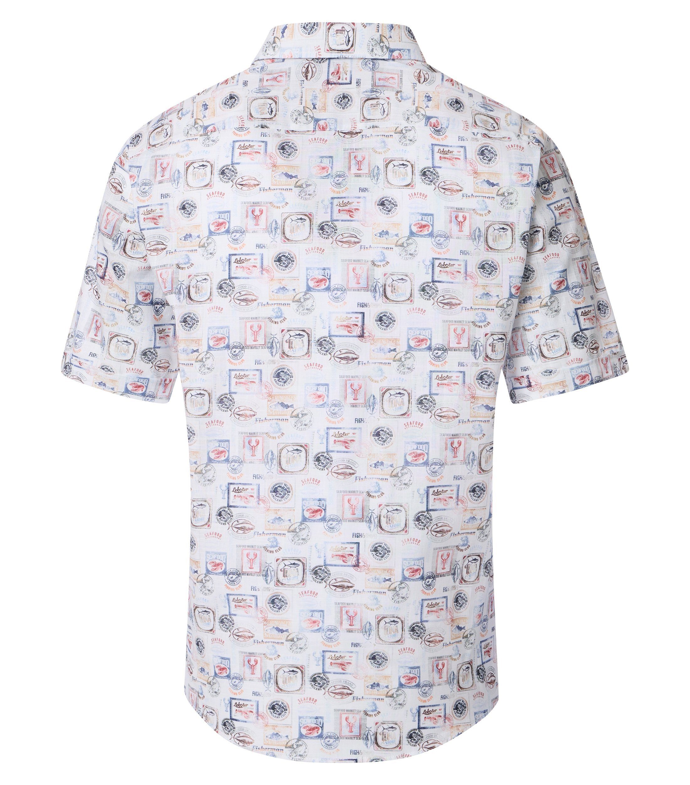 CASAMODA Kurzarmhemd CASAMODA Freizeithemd Kurzarm Print günstig online kaufen