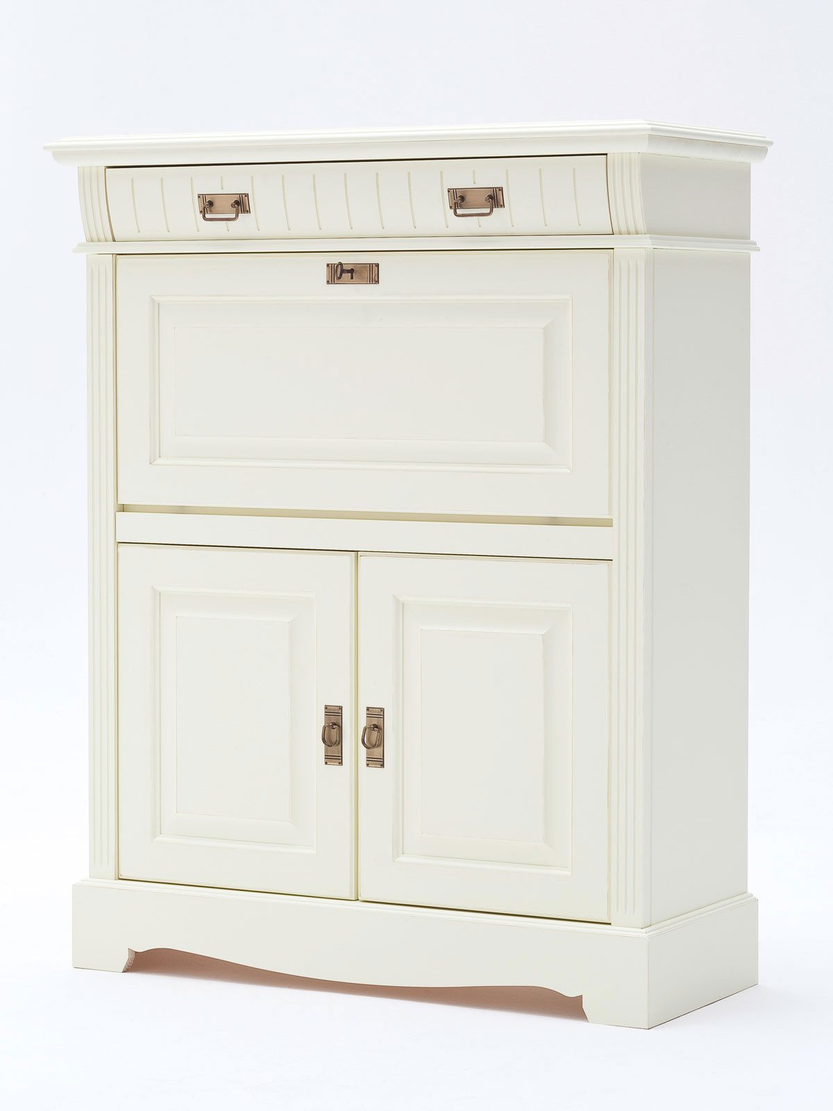 Casamia Sekretär Sekretär Büro Schrank Padua 2-türig 1 Schublade 1 Klappe