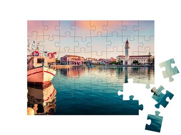 puzzleYOU Puzzle Sonnenuntergang in Zakynthos, Griechenland, 48 Puzzleteile, puzzleYOU-Kollektionen Griechenland