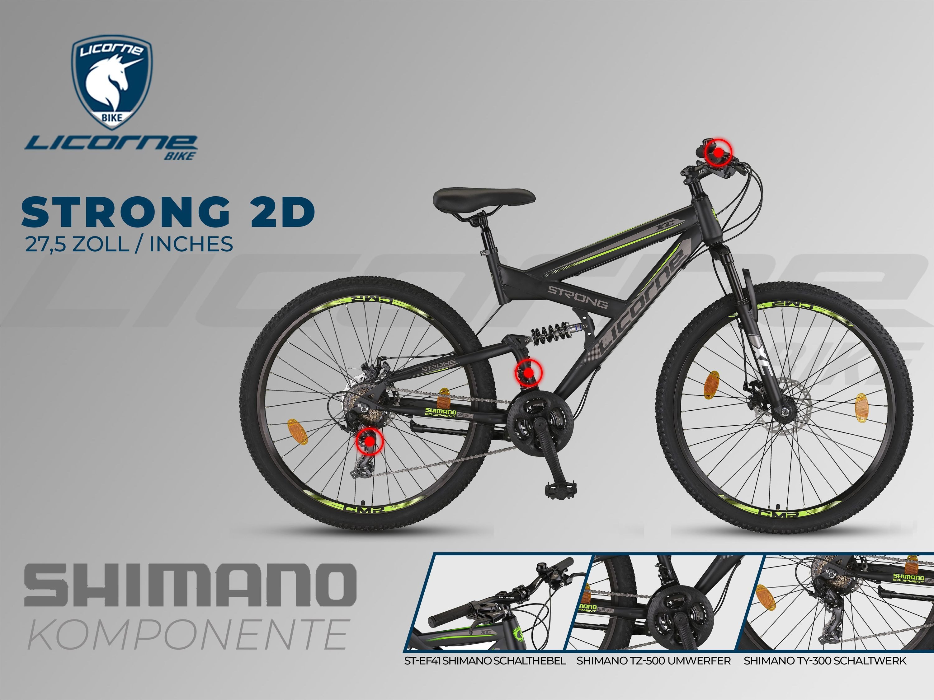 Licorne Bike Mountainbike Strong D – Bild 2 von 5