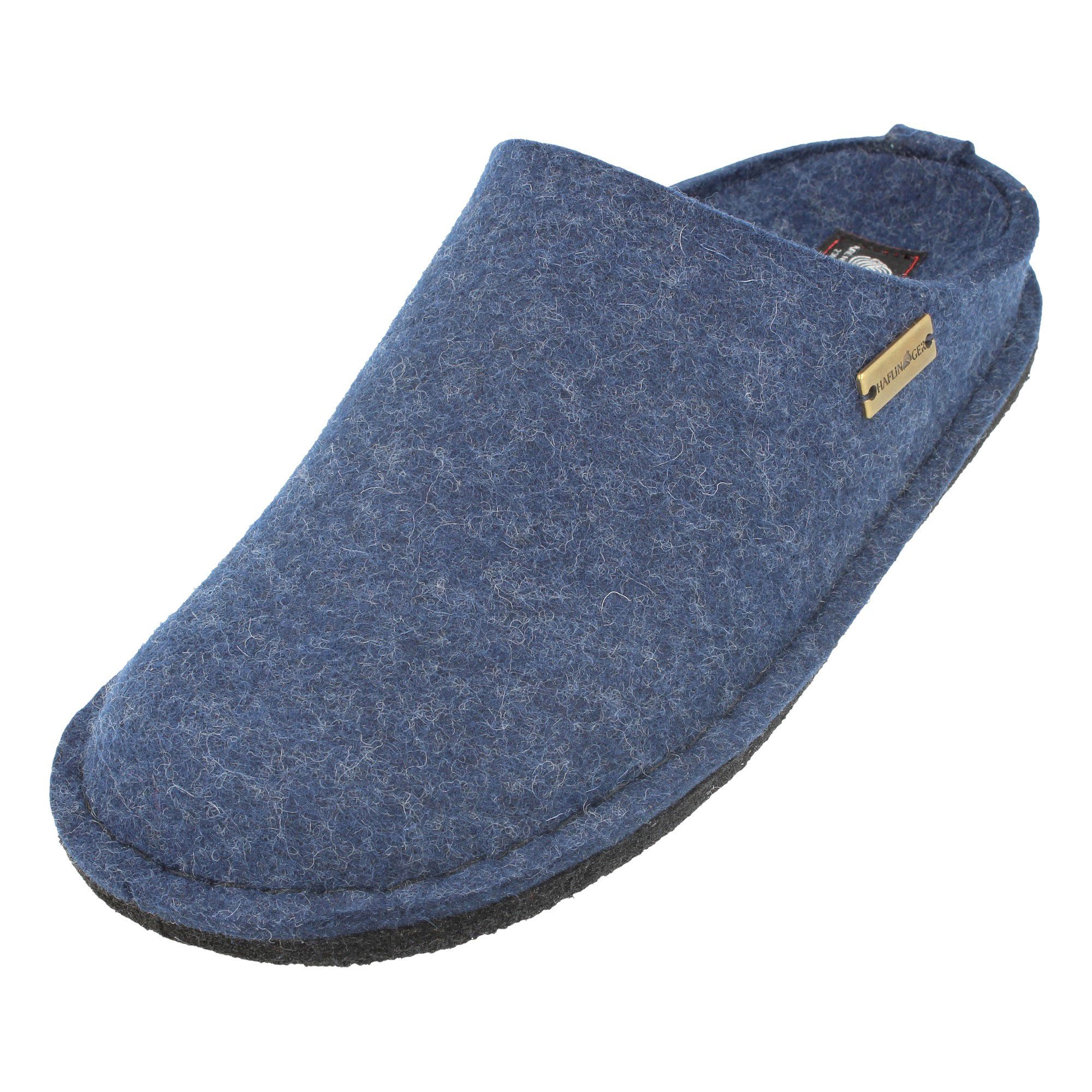 Haflinger Flair Soft Filzpantoffeln aus Wollfilz Hausschuh Unisex Hausschuh